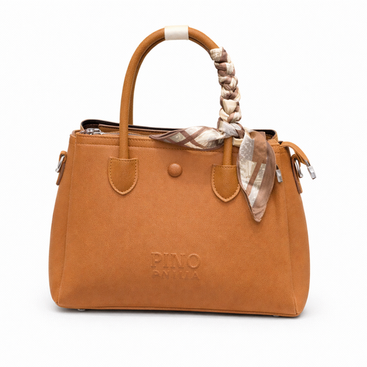 Soft Shell Scarf Handle Bag – Elegant Women’s Handheld Tote