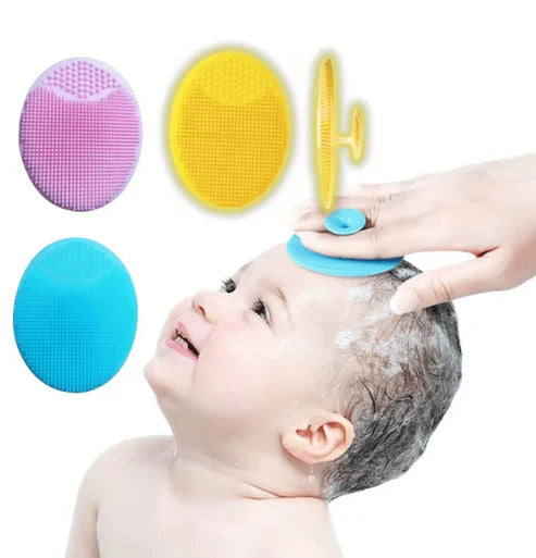 baby silicone bath brush