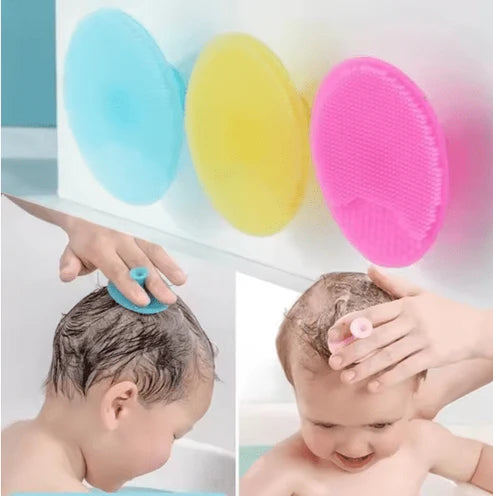 baby silicone bath brush