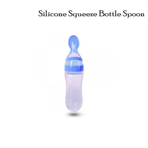 Baby Silicone Feeding Spoon Bottle