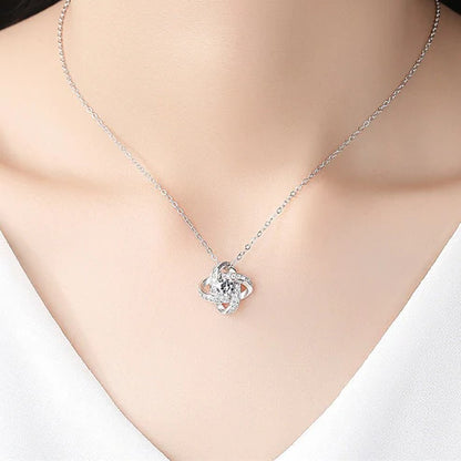 Clavicle Chain Rotating Lucky Pendant