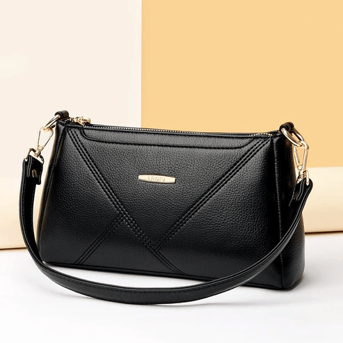 Elegant Textured Soft Leather Crossbody Bag